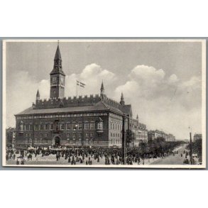 K�benhavn - Raadhuset  -  Postkort - Ubrugt