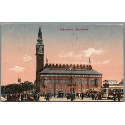 K�benhavn - R�dhuset - Postkort - Brugt  