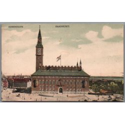 K�benhavn - R�dhuset - Postkort - Brugt - 