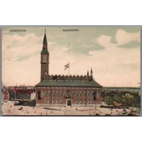 K�benhavn - R�dhuset - Postkort - Brugt - 
