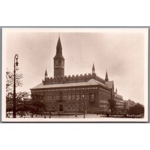 K�benhavn - Raadhuset  -  Postkort - Ubrugt