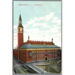 K�benhavn - R�dhuset - Postkort - Brugt - 