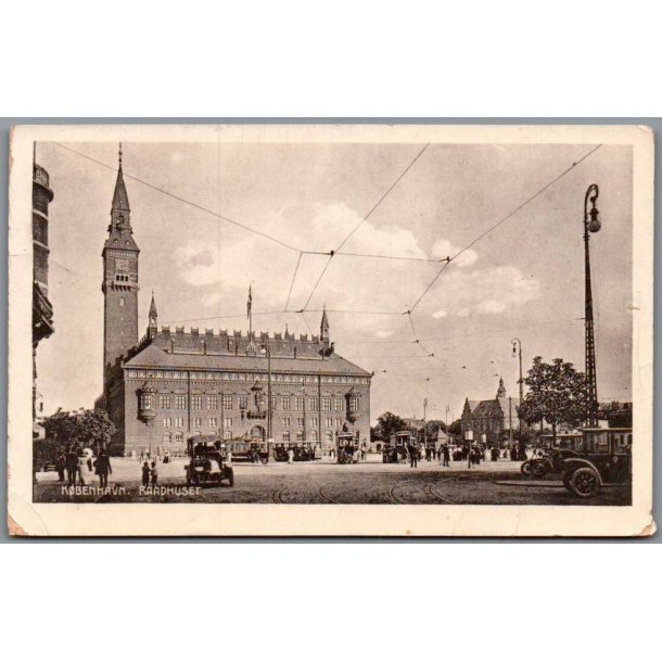 K�benhavn - Raadhuset  -  Postkort - Brugt