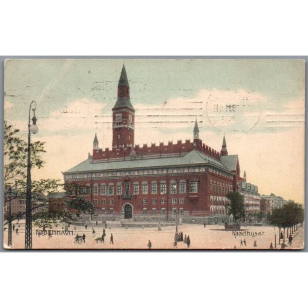 K�benhavn - Raadhuset  -  Postkort - Brugt
