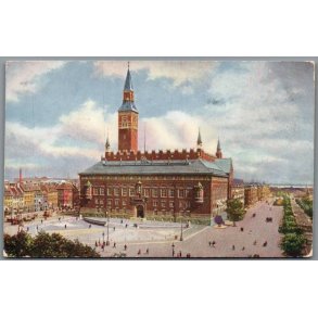 K�benhavn - Raadhuset  -  Postkort - Ubrugt