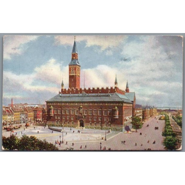 K�benhavn - Raadhuset  -  Postkort - Ubrugt