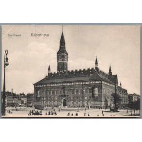 K�benhavn - Raadhuset  -  Postkort - Brugt
