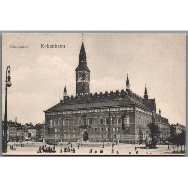 K�benhavn - Raadhuset  -  Postkort - Brugt
