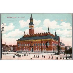 K�benhavn - Raadhuset  -  Postkort - Ubrugt