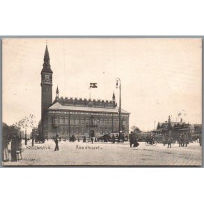 K�benhavn - Raadhuset  -  Postkort - Brugt