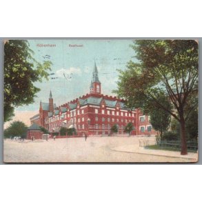 K�benhavn - Raadhuset  -  Postkort - Brugt