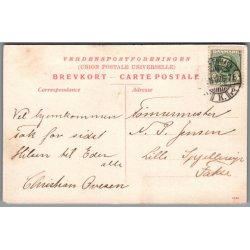 K�benhavn - R�dhushaven - Postkort - Brugt