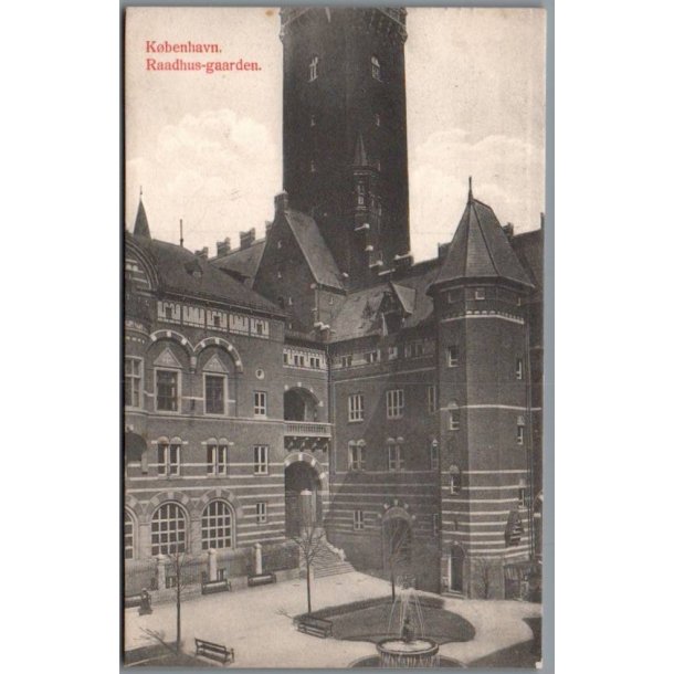 K�benhavn - R�dhusgaarden - Postkort - Brugt