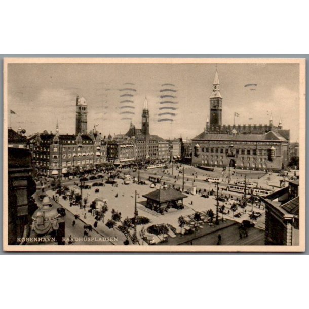 K�benhavn - R�dhuspladsen - Postkort - Brugt
