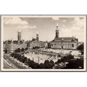 K�benhavn - R�dhuspladsen - Postkort - Brugt