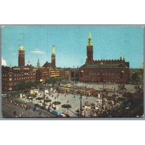 K�benhavn - R�dhuspladsen - Postkort - Brugt
