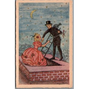 Marie Thykier - Hyrdinden og Skorstensfejeren - Witt-Mller 2075 - Ubrugt