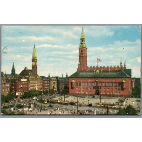 K�benhavn - R�dhuspladsen - Postkort - Brugt