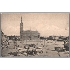 K�benhavn - R�dhuspladsen - Postkort - Ubrugt