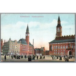 K�benhavn - R�dhuspladsen - Postkort - Brugt