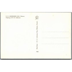 Silhuet - H.C. Andersen - Postkort - Ubrugt