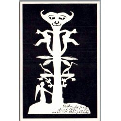 Silhuet Postkort - H.C. Andersen - Brugt