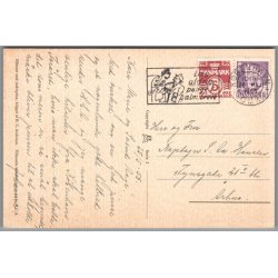 Silhuet Postkort - H.C. Andersen - Brugt