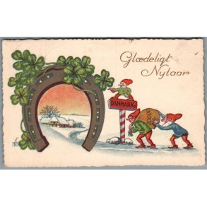 Muff - Gldeligt Nytaar - Rudolf Olsen Serie 22 - Brugt