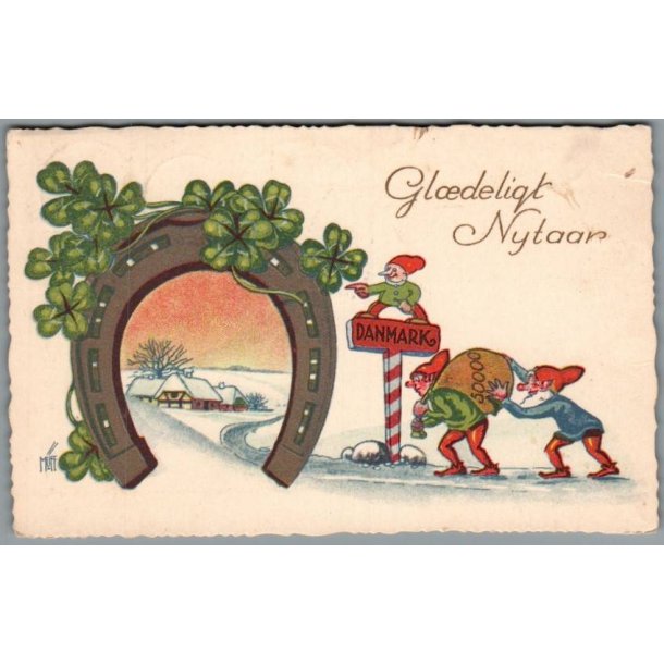 Muff - Gldeligt Nytaar - Rudolf Olsen Serie 22 - Brugt