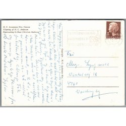 Silhuet Postkort - H.C. Andersen - Brugt