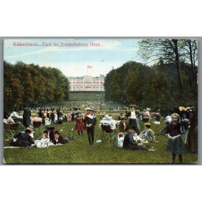 K�benhavn - Parti fra Frederiksberg Have - Postkort - Brugt