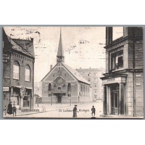 K�benhavn -  St. Lukas Kirke - Postkort - Brugt