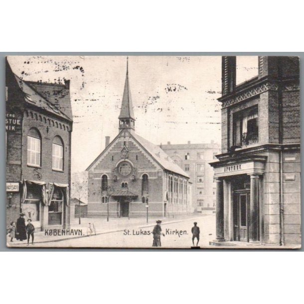K�benhavn -  St. Lukas Kirke - Postkort - Brugt