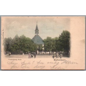Kj�benhavn -  Frederiksberg Kirke - Postkort - Brugt