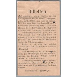 K�benhavns Sporveje - 25 �re - Omstigning