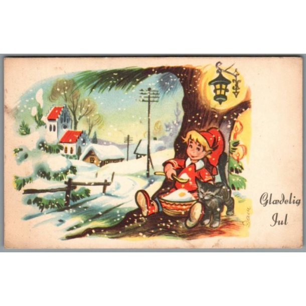 Dam - Gl�delig Jul - Jali Serie 1292 - Brugt