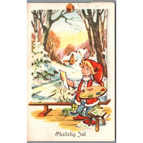 Dam - Gl�delig Jul - Jali Serie 1299 - Brugt