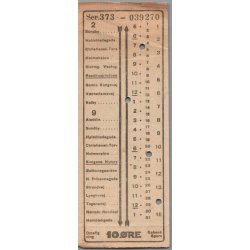 K�benhavns Sporveje - 10 �re - Omstigning