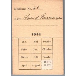 HIF s Atletik - Rejsefond 1944