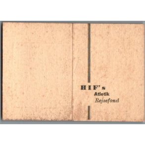 HIF s Atletik - Rejsefond 1944