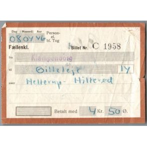 Danske Statsbaner - Klampenborg - Gilleleje