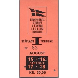 Europamesterskabet Roning 1963 - Bagsv�rd S� - Partout Kort