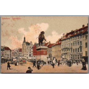 K�benhavn - H�jbroplads - Postkort - Brugt - Pletter !