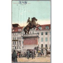 K�benhavn - Absalons Statue - Postkort - Brugt