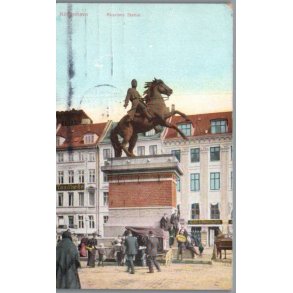 K�benhavn - Absalons Statue - Postkort - Brugt