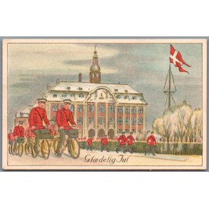 Centralpostgaarden - Gl�delig Jul - K�benhavn - Postkort - Ubrugt