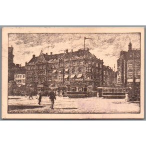 R�dhuspladsen - Postkort - Brugt