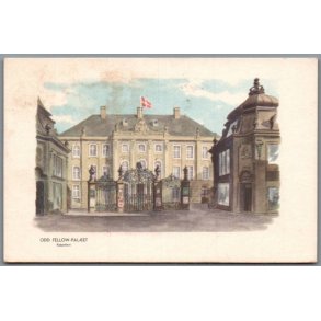 K�benhavn - Odd Fellow-Pal�et - Postkort - Brugt