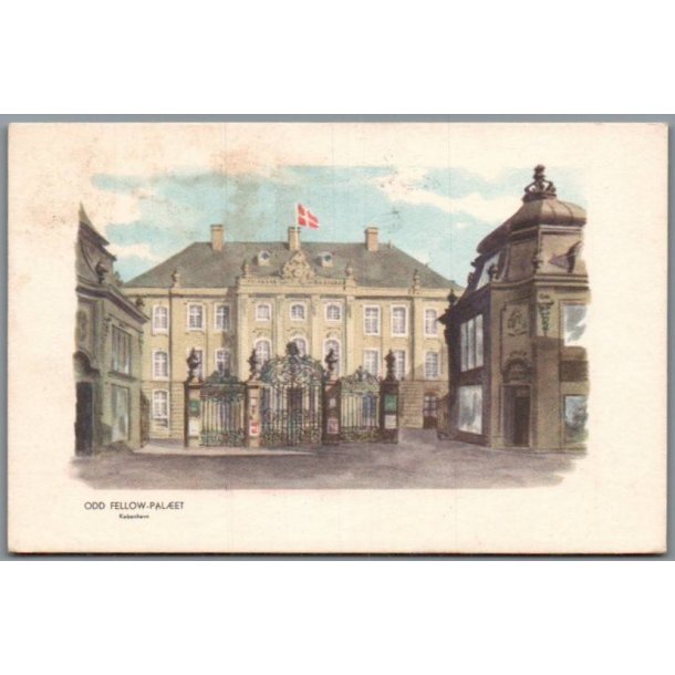 K�benhavn - Odd Fellow-Pal�et - Postkort - Brugt