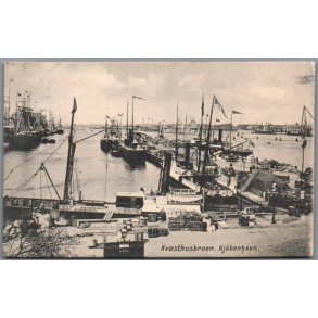 K�benhavn - Kv�sthusbroen - Postkort - Brugt